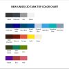 tank top color chart - Bleach UK Shop