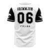 Arrancars Grimmjow Bleach AOP Baseball Jersey AOP Baseball Jersey BACK Mockup - Bleach UK Shop