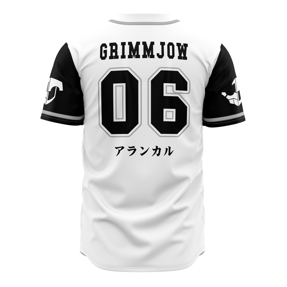Arrancars Grimmjow Bleach Baseball Jersey - Image 3
