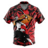 Ichigo Kurosaki Bleach Short Sleeve Hawaiian Shirt FRONT mockup - Bleach UK Shop