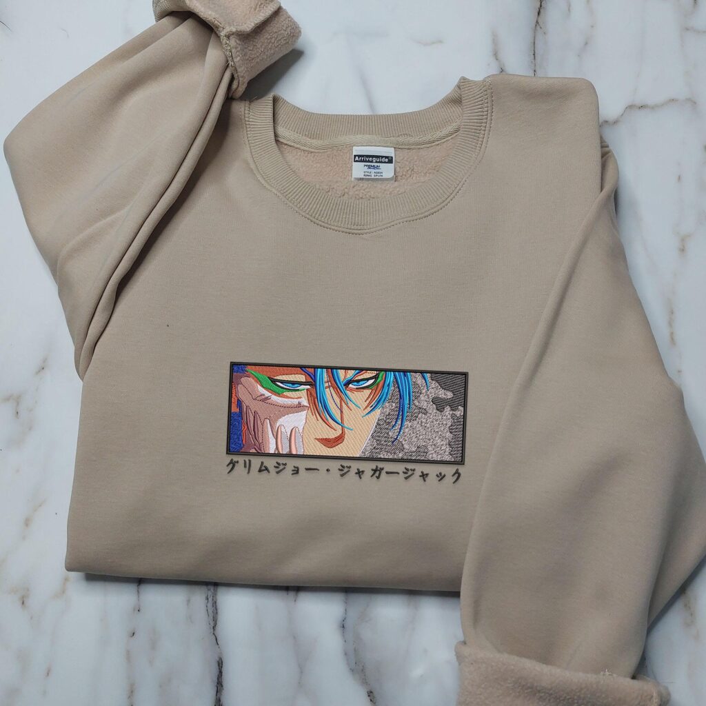 Embroidered Sweater, Embroidery Sweatshirt, Anime Shirt, Embroidery Sweater - Image 5