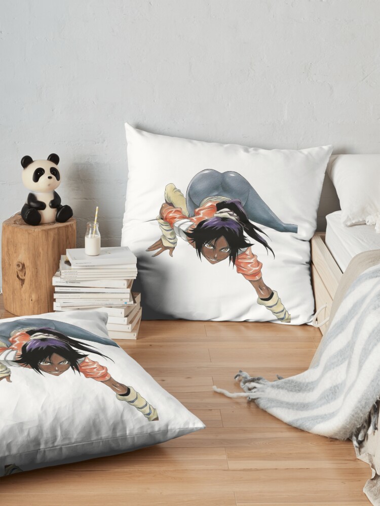 Shihouin Yoruichi Throw Pillow - Image 2