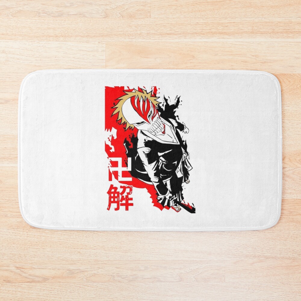 Hollow Half Mask Bath Mat