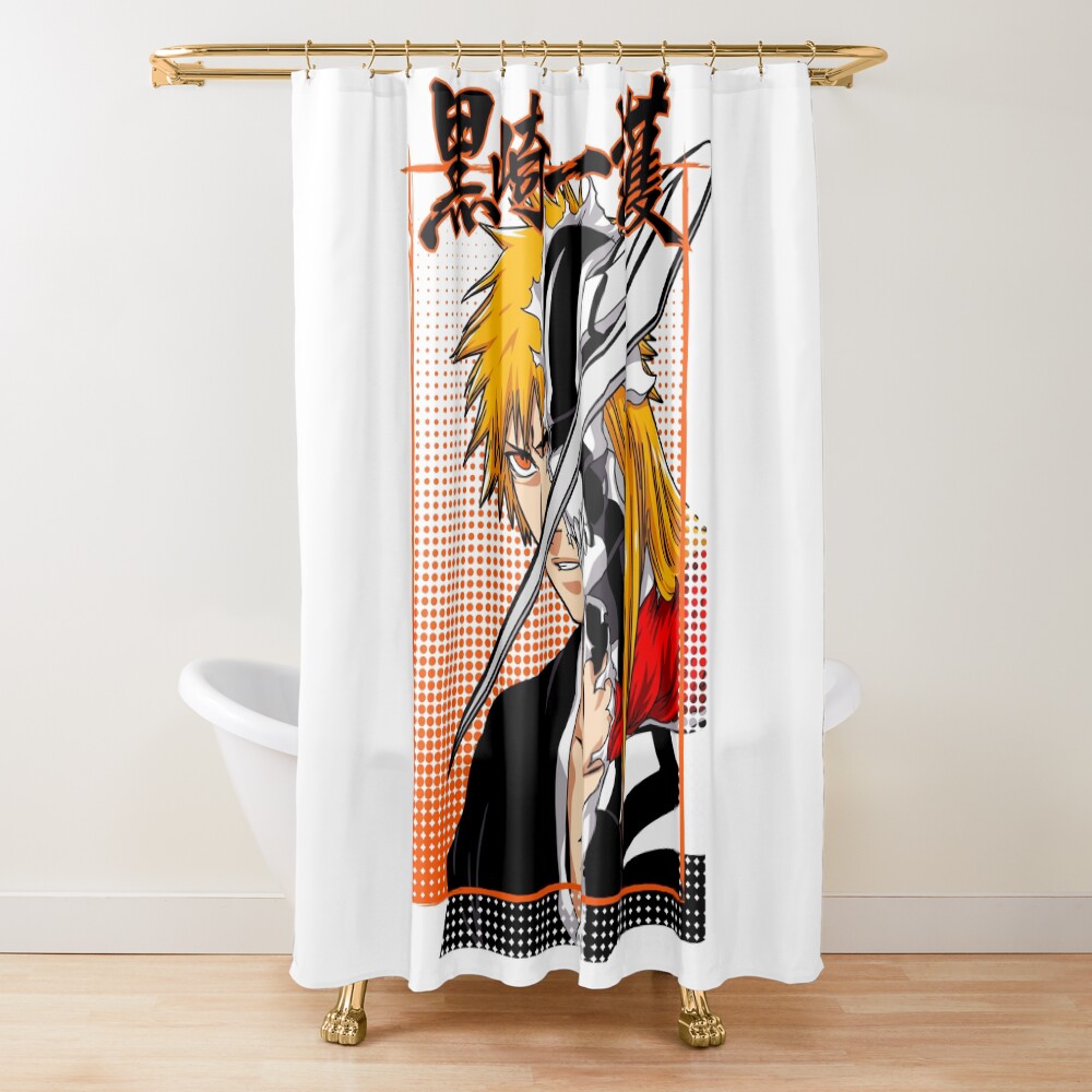 Hollow Half Mask Shower Curtain