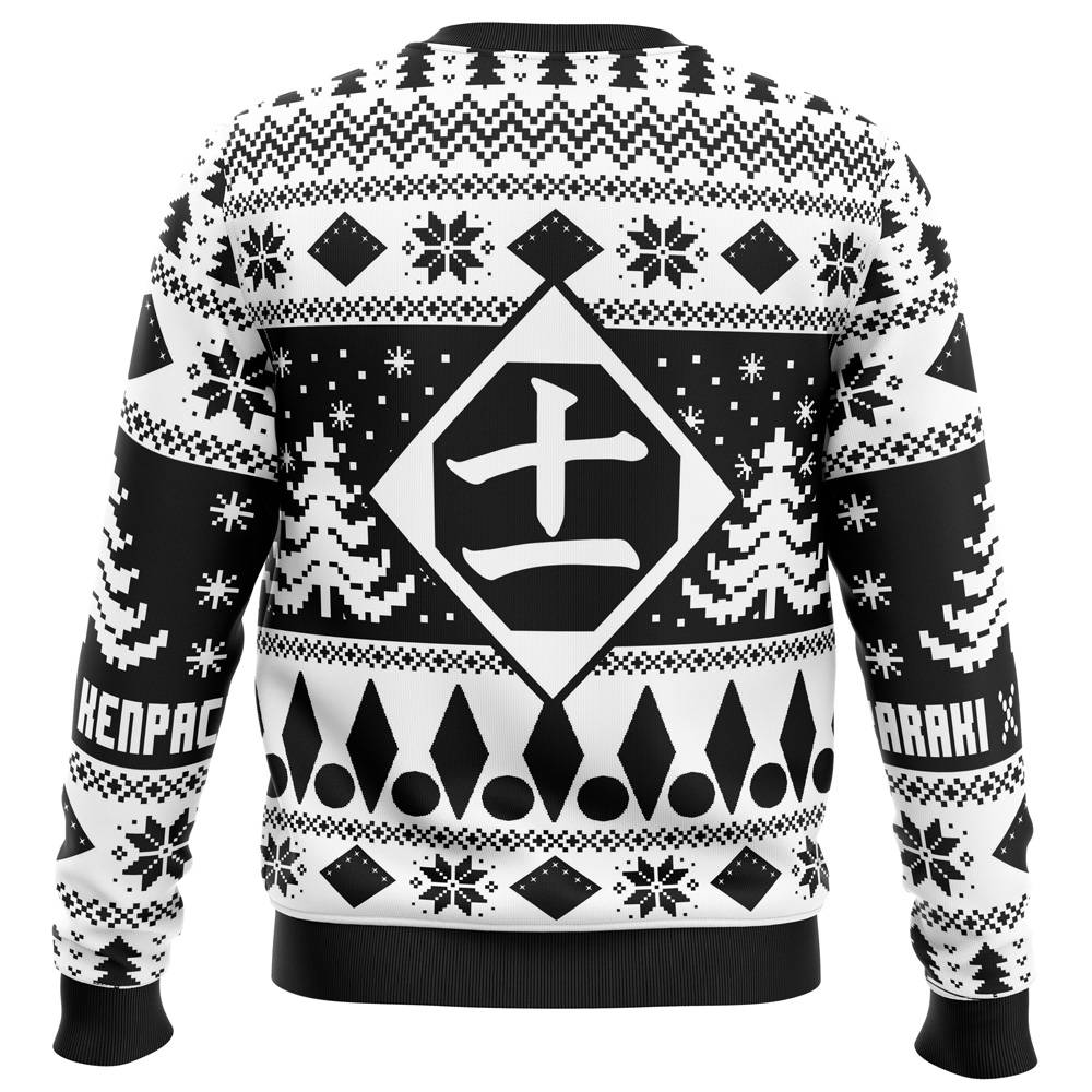 Chibi Kenpachi Zaraki Bleach Ugly Christmas Sweater - Image 2