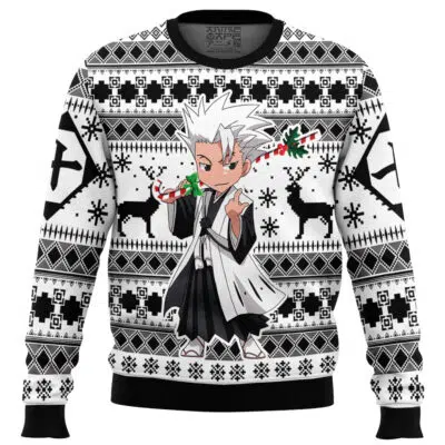 Chibi Toshiro Hitsugaya Bleach Ugly Christmas Sweater FRONT 400x400 1 - Bleach UK Shop